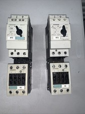 Siemens 3RV1031-4DB10 Motor Protector w/3RT1033-1AK60 Contactor