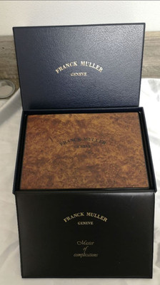FRANCK MULLER GENEVE Watch Storage Box For Grand Curvex With Warranty Good Cond.