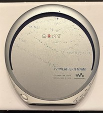 VTG Sony CD Walkman D-FJ210 TV/Weather/FM/AM