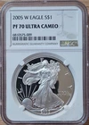2005-W American Silver Eagle 1 oz SILVER NGC PF70 Ultra Cameo