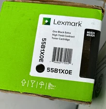 Genuine Lexmark 55B1X0E Black Extra High Yield Toner MS431 MX431
