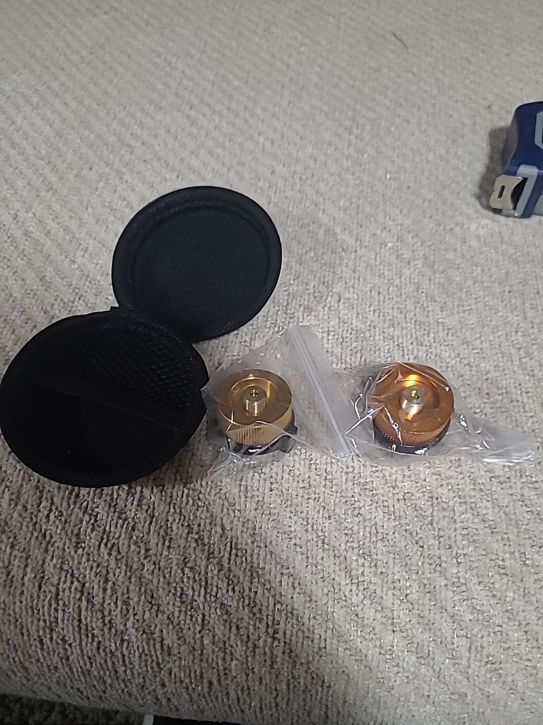 2 Camping Burner Conversion Head Tank Gas Bottle Adapter Sto