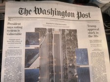 The Washington Post Friday July 17, 2026 Trump approval stuck in the 30s