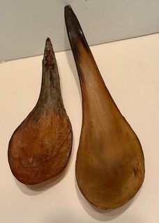 Northwest Coast Tlingit Haida Horn Spoons