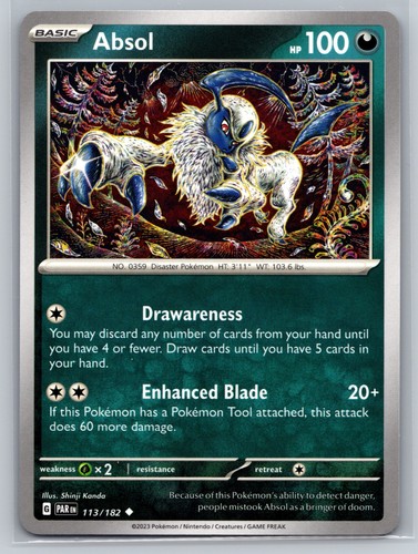 Absol 113/182 Paradox Rift Uncommon