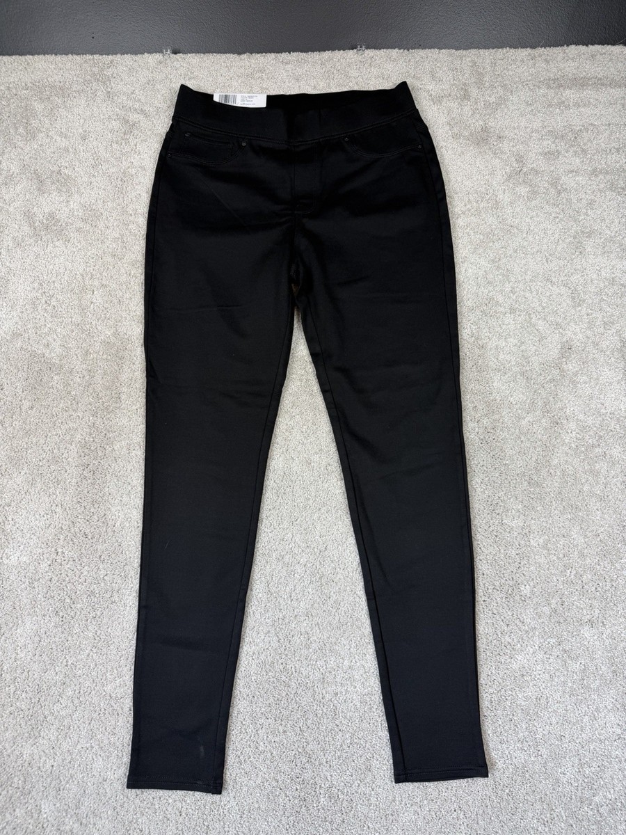 Seven7 Pull On Legging Women's M Ponte Fit Skinny Leg Black 4 Way
