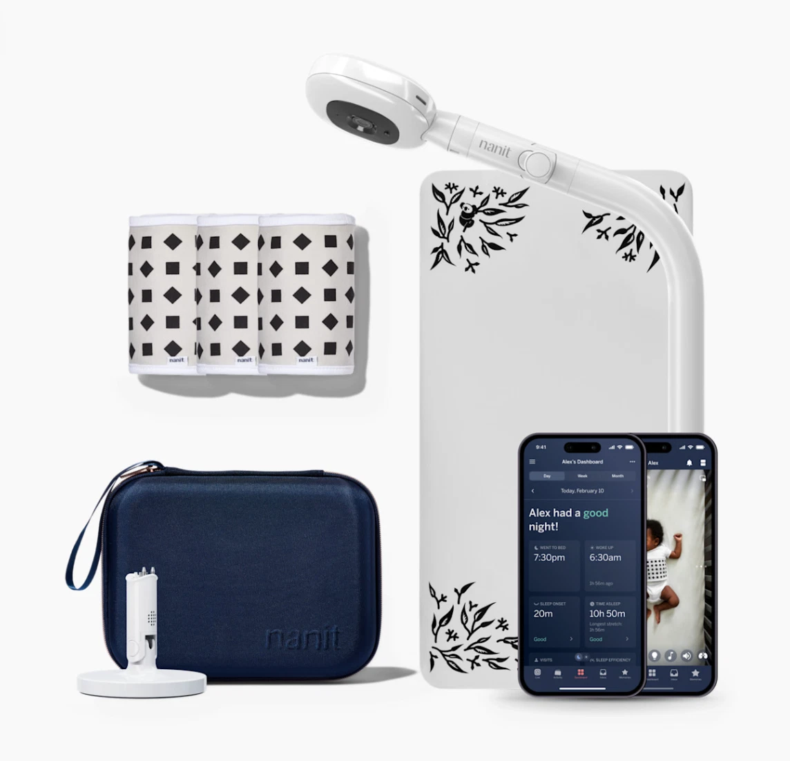 NEW! Nanit x Babylist Floor Stand Ultimate Bundle Baby Monitoring&Wear MSRP $500