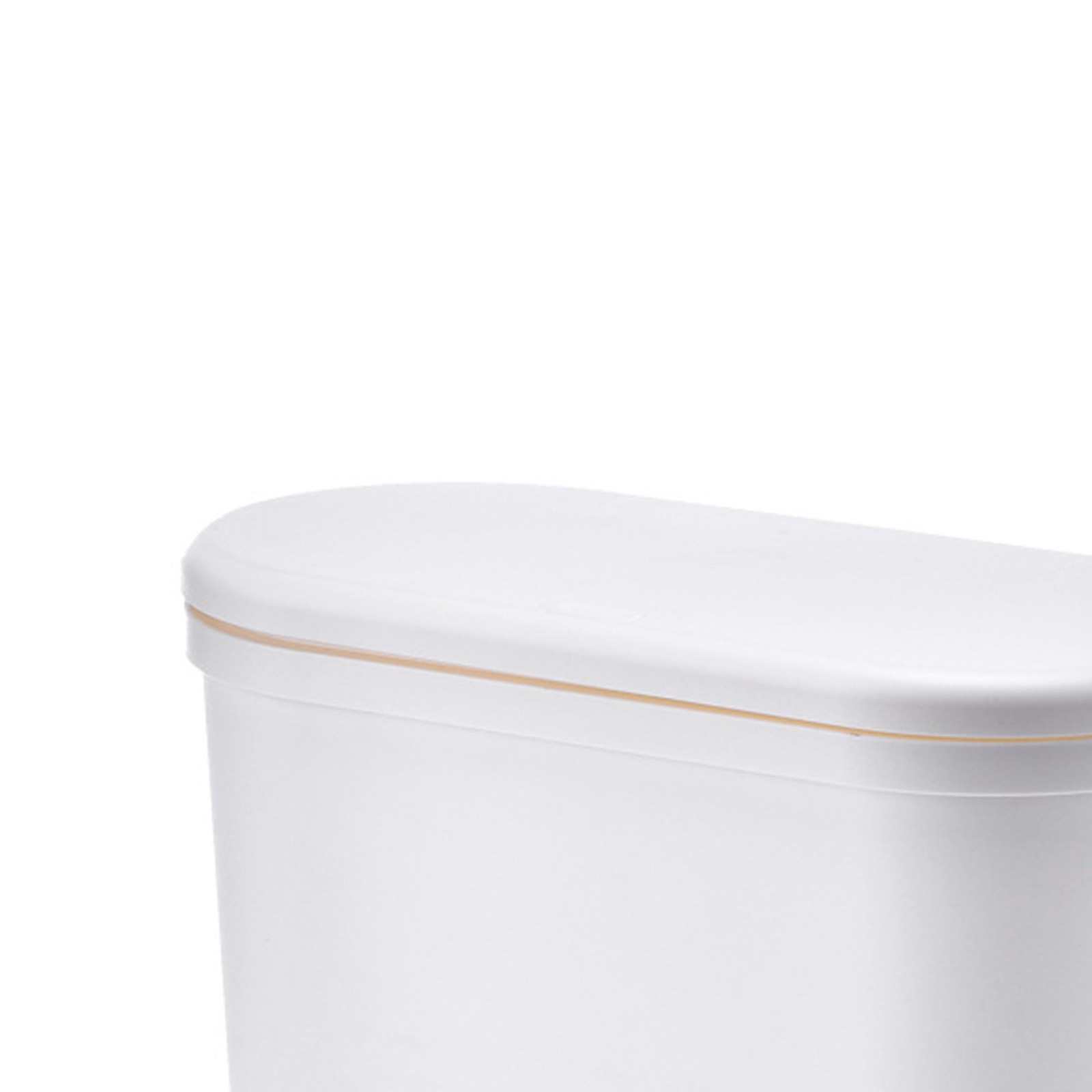 Narrow Garbage Can Space Saving Stylish Plastic Slim Waste Bin With Press Open L