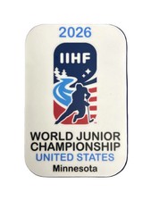 IIHF World Juniors 2X3  Logo Sticker