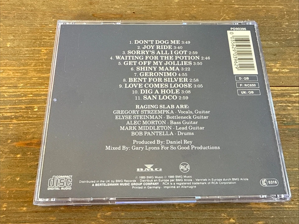 RAGING SLAB - Same (1.Press 1989) Little Caesar / Lynyrd Skynyrd / MOLLY HATCHET - Bild 2 von 3