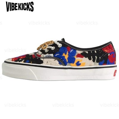 Vans Premium Authentic Needlework 'White Red Blue' VN000Y0S448 Men New