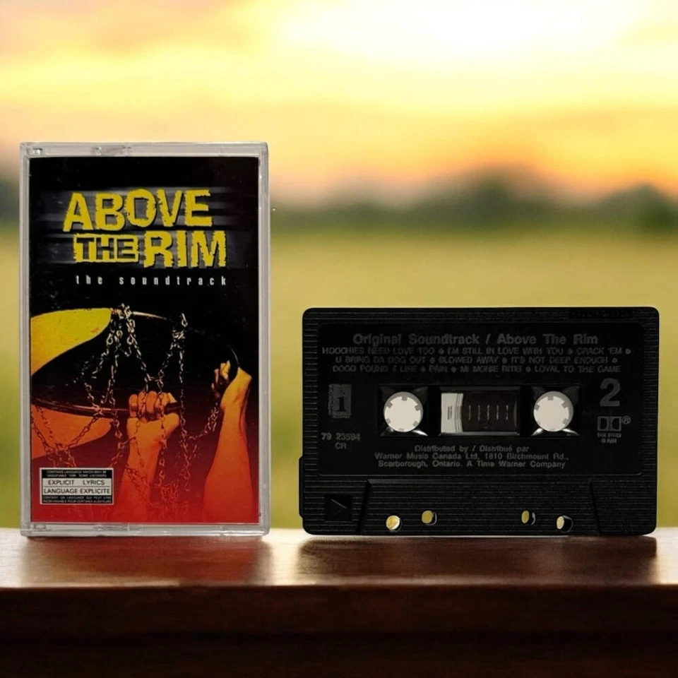 •ABOVE THE RIM - THE SOUNDTRACK• ~1994 OG CANADIAN PRESSING~ (BLACK CASSETTE) - Image 3 of 4