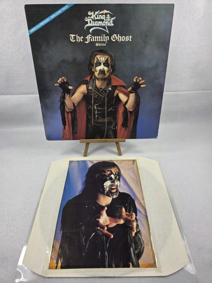 King Diamond "The Family Ghost / Shrine" Vinyl 12" Single (1987) RR-125476 - Image 3 of 4