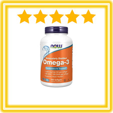 NOW Supplements Omega-3 180 EPA / 120 DHA, Molecularly Distilled 200 Softgels