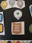 Creative Memories Lot Of Map Pins You Sre Here Travel Stickers & Die Cuts — photo 3