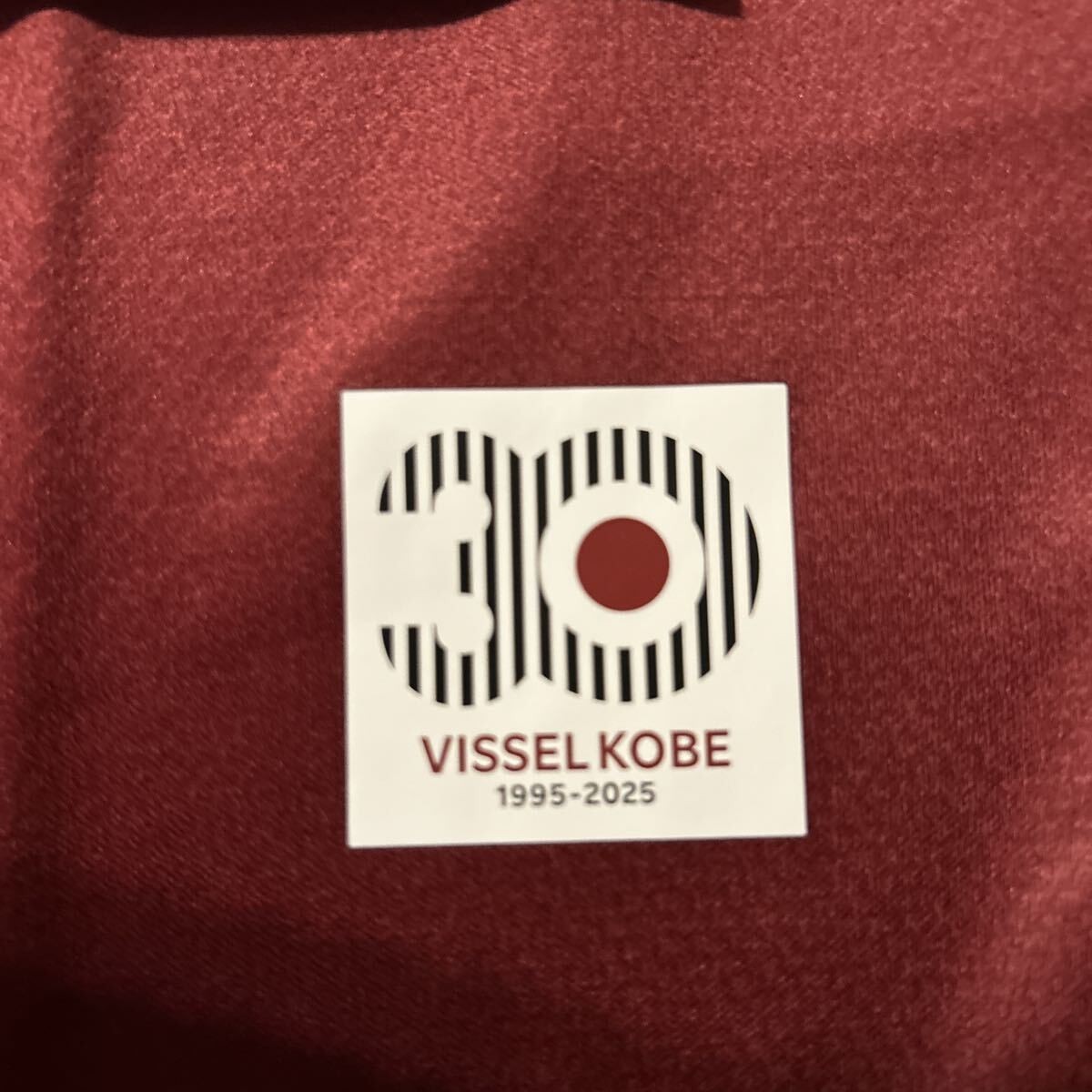 Vissel Kobe L Home Soccer Jersey ASICS Japan Replica Tagged, Size