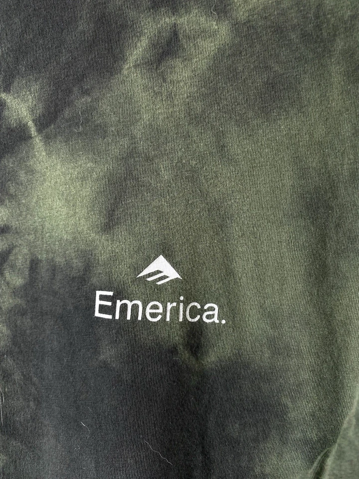 Emerica x Independent Black Long Sleeve T Shirt Green M Size - Image 4 of 4
