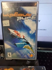 Wipeout Pure Sony Playstation PSP Racing /VERY NICE Complete CIB Black Label