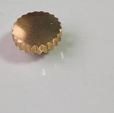 NOS Vintage Crown Ø 5.2 mm TAP 0.9 mm Watch Spare Parts Gold Height 1.6 mm