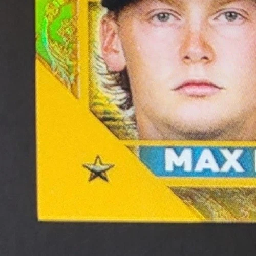 2023 Topps Gilded Collection Max Meyer Chrome Gold Etch Auto /99 RC Marlins CG4 - Image 4 of 4