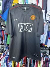 MANCHESTER UNITED ENGLAND 2007/2008 AWAY FOOTBALL SHIRT JERSEY NIKE