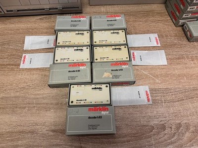 5 x Märklin 6083 Digital Decoder k83 in OVP leider Vergilbt volle Funktion (TM)