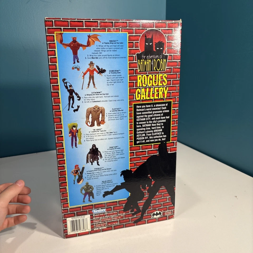 🎄🎄1997 KENNER BATMAN & ROBIN ADVENTURES ROGUES ГАЛЕРЕЯ 8 ЭКШН-ФИГУРОК НАБОР - Изображение 3 из 4