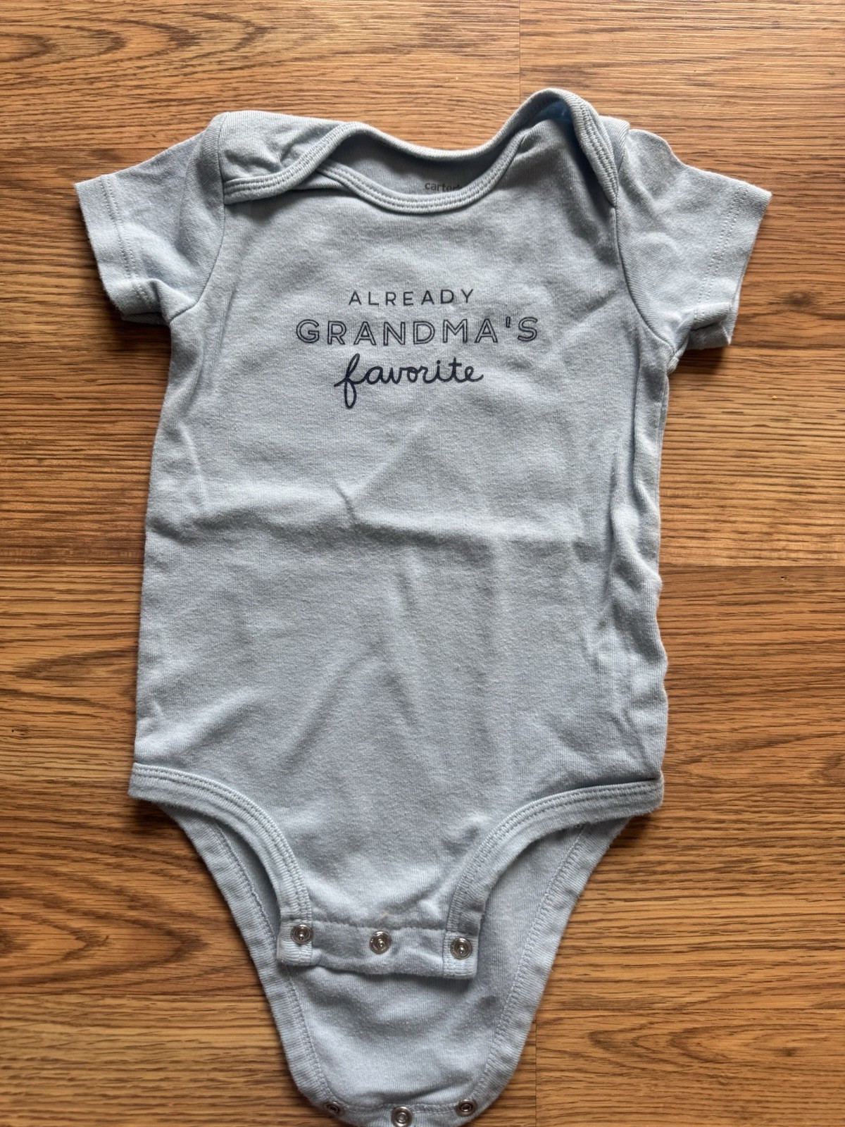 Carter’s 12 month One Piece Grandma’s Favorite Blue Short Sleeve
