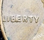1957 MINT ERROR  WHEAT CENT Penny ('BIE'  IN LIBERTY)#6