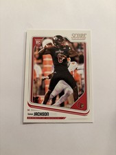 2018 Score - Lamar Jackson #352 Rookie Card Ravens . rookie card picture