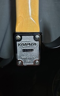 1980's Kramer - Focus 6000 Electric Guitar -Black- Made In Japan W