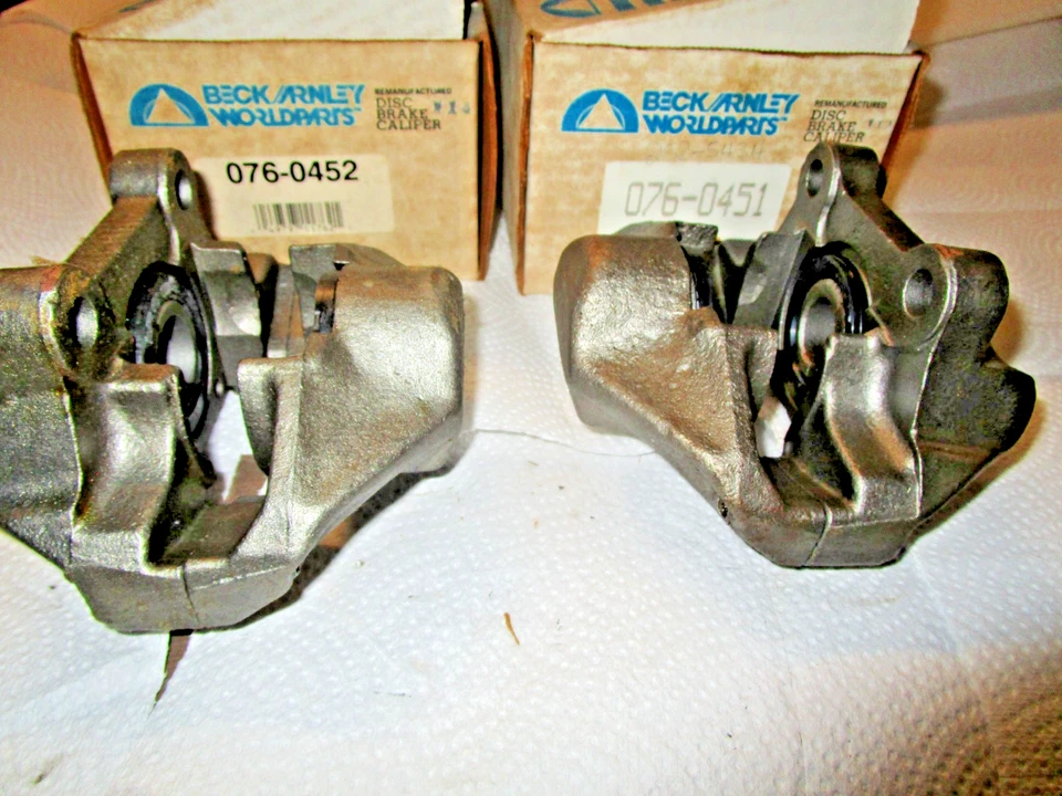 Juego de pinzas de freno trasero Mercedes 450SEL 6.9 500 560SEC 560SL 1975-1987 ¡Raro! Foto 4 de 4