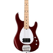 Sterling by Music Man SB4 4String Electric Bass Guitar Candy Apple Red
