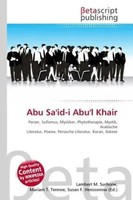 Lambert M. Surhone (U. A.) | Abu Sa'id-I Abu'l Khair | Taschenbuch | Deutsch