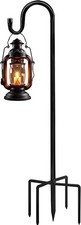 Bird Feeders Pole,Shepherds Hooks for Outdoor 1 Pack 60 Inch Bird Feeders for