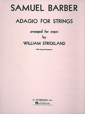 Barbiere Adagio per Corde Op 11 Organo Solo Organo Grande Funziona NUOVO 050284770