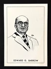 1950 Callahan Hall of Fame Baseball Edward G. Barrow #NNO PSA 8