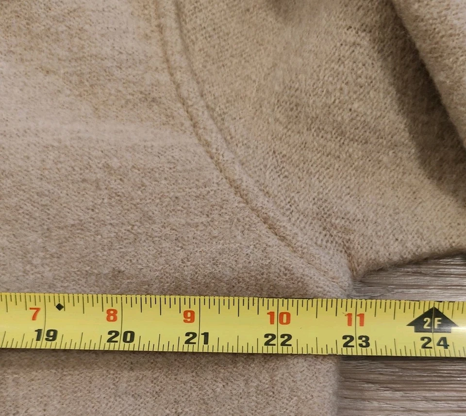 Вышитый кардиган Marisa Christina размер СРЕДНИЙ 100% шерсть RN 44278 желтовато-коричневый - Изображение 4 из 4