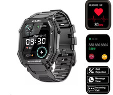 2025 Military Smart Watch Men Women Bluetooth Call Fitness Tracker Waterproof