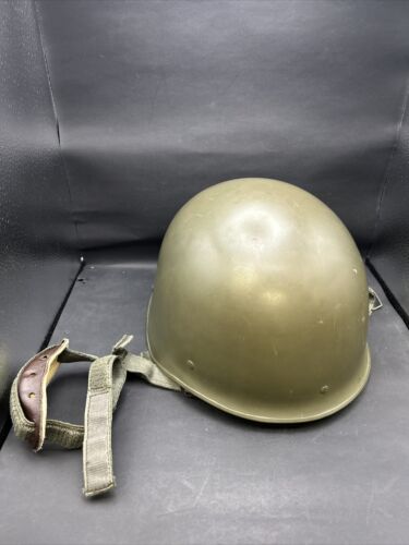 WWII RUSSIAN ARMY HELMET - Gallet Dunois 1992 - With Cover - Picture 1 of 9