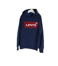 Levi's Kids Blue And Red Pullover Hoodie Size S