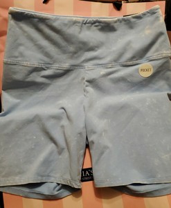 cotton high waist bike short