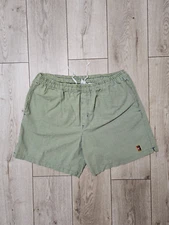 NIKE CHALLENGE COURT VINTAGE SHORTS 90s TENNIS SHORTS GREEN RARE VINTAGE L