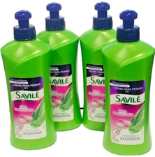 SAVILE RIZOS RESTAURADOS  PULPA DE SABILA Y BIOTINA   4 PACK