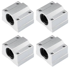 4pcs SCS12UU Linear Ball Bearing Slide Block Units 12mm Bore Dia
