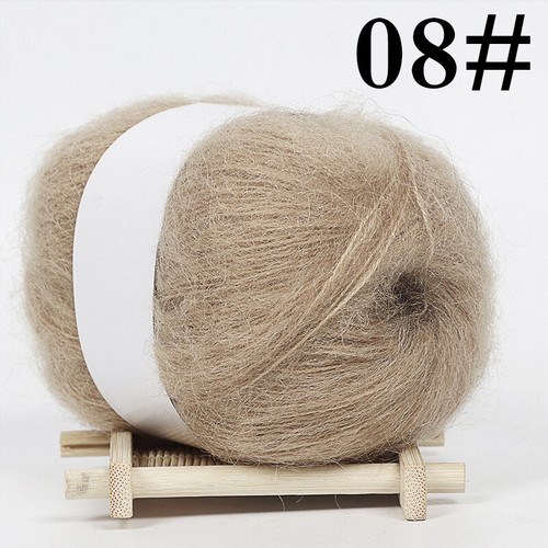 25G Soft Mohair Cashmere Wool Yarn Hand Knitting Woven for Sweater Scarf Hat DIY - Picture 19 of 30