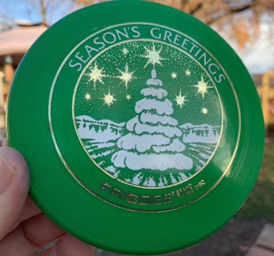(SALE) Wham-O Seasons  Christmas Pocket Pro (Decades Old) Disc Golf Frisbee