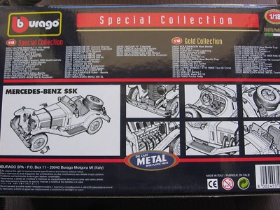 MERCEDES BENZ SSK Modell Auto 1:18 von Bburago 1928 rot (Gebraucht) in Geroldswil für CHF 1