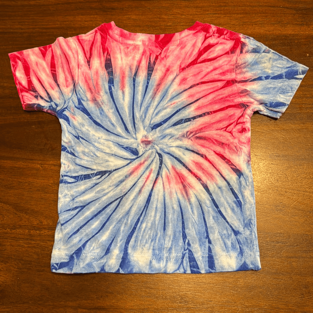 Jasper Explore Polar Bear Red Blue Tie Dye Tee Shirt Infants 6