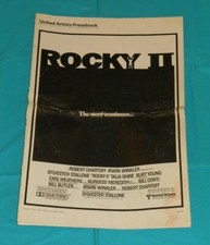 original ROCKY II PRESSBOOK